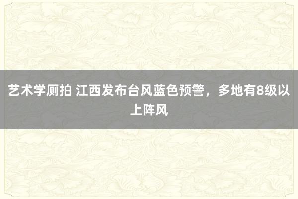 艺术学厕拍 江西发布台风蓝色预警，多地有8级以上阵风