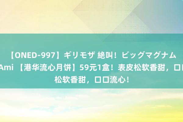 【ONED-997】ギリモザ 絶叫！ビッグマグナムFUCK Ami 【港华流心月饼】59元1盒！表皮松软香甜，口口流心！