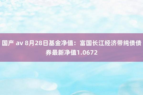 国产 av 8月28日基金净值：富国长江经济带纯债债券最新净值1.0672